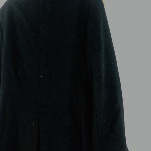 Banana Republic Wool/Alpaca long coat pockets L - Picture 10 of 12